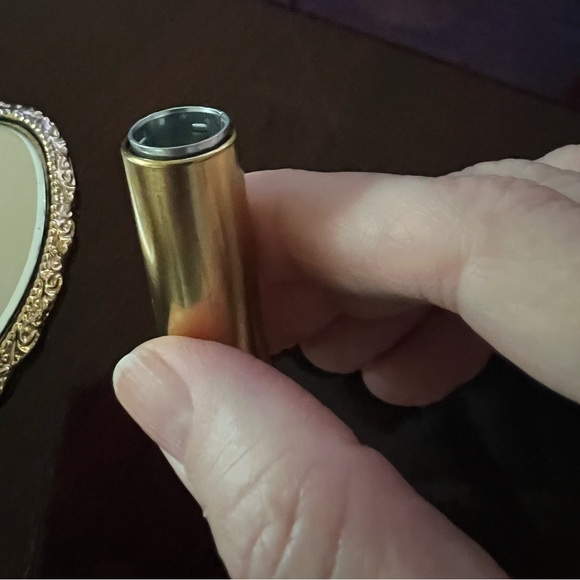 Vintage Gold Tone NYC -USA Product lipstick holder and mirror. - Picture 7 of 7